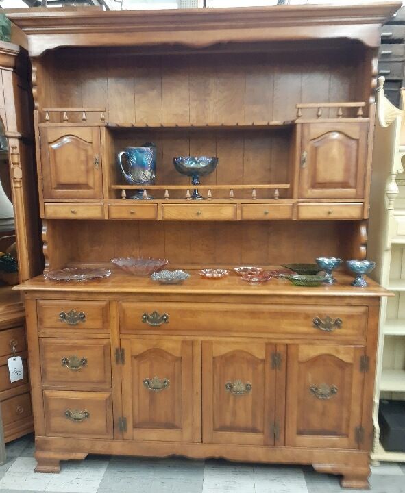 Retro wooden hutch